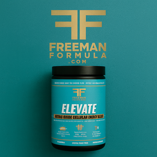 Boost blood flow, energy, and focus with ELEVATE from Freeman Formula.