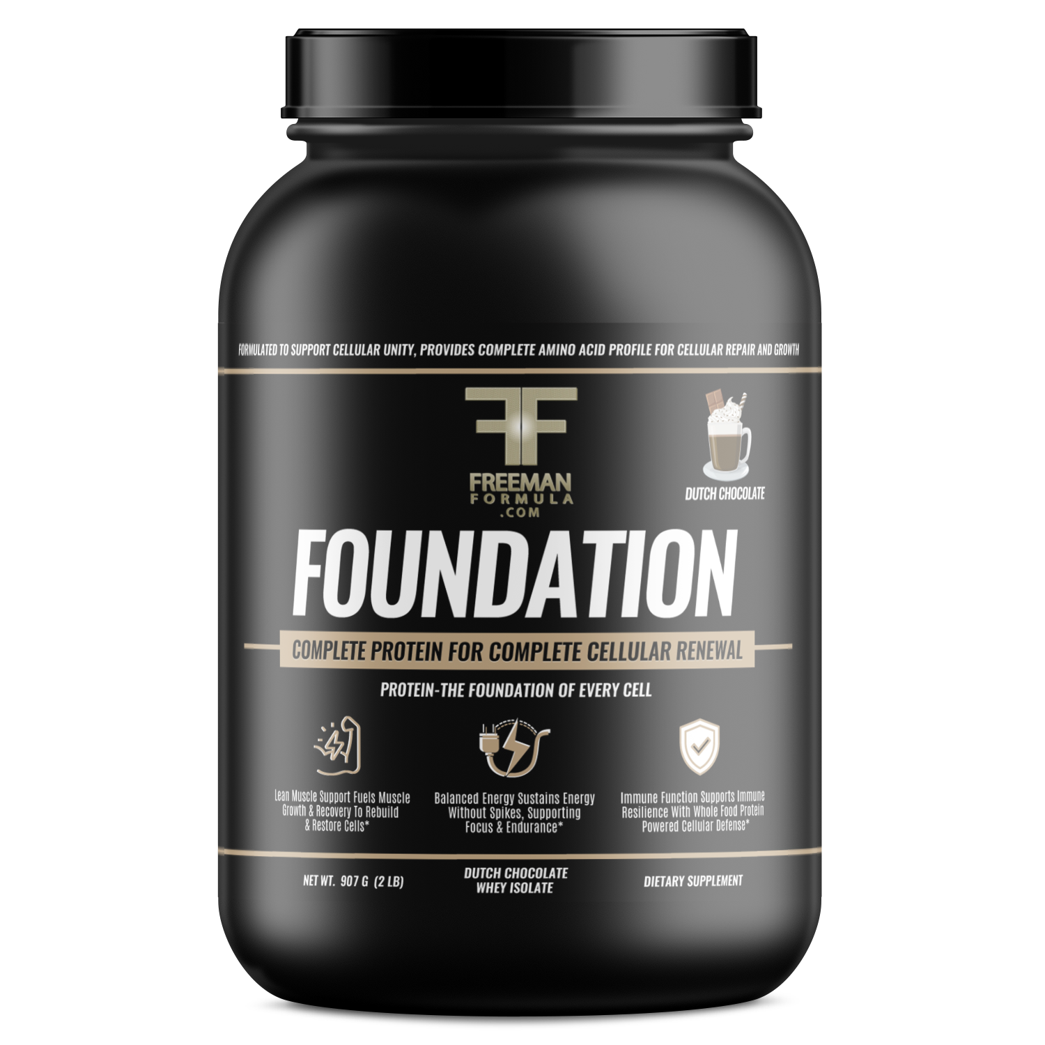 Freeman Formula Foundation protein supplement for cellular renewal and daily nutrition support