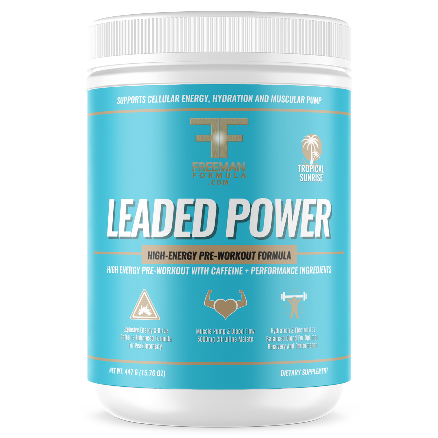 Freeman Formula Leaded Power Pre workout with Caffeine, hydration and electrolytes
. 