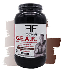 Thumbnail for G.E.A.R. Pre and Post Training Fuel - Chocolate  | Freeman Formula Supplements